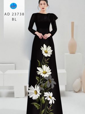 Vai Ao Dai Hoa Cuc Kieu Moi AD 23738