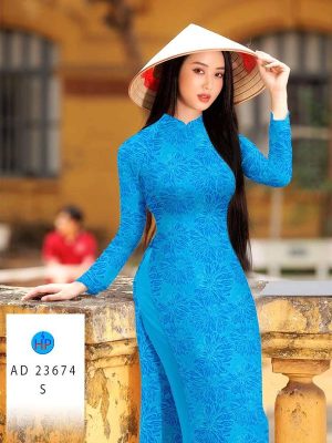 Vai Ao Dai Hoa Deu Kieu Moi AD 23674