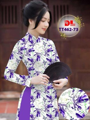Vải Áo Dài Hoa Đều Thiết Kế 2023 AD TT462 14 Vai Ao Dai Hoa Deu Thiet Ke 2023 AD TT462