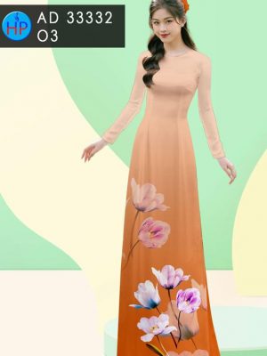 Vải Áo Dài Hoa In 3D Độc Đáo AD 33332 20 Vai Ao Dai Hoa In 3D Doc Dao AD 33332