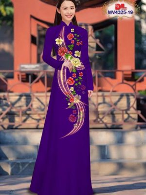 Vải Áo Dài Hoa In 3D Vừa Ra AD MV4325 24 Vai Ao Dai Hoa In 3D Vua Ra AD MV4325