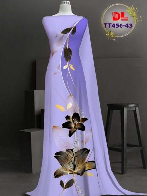 Vải Áo Dài Hoa In 4D Cao Cấp Vừa Ra AD TT456 20 Vai Ao Dai Hoa In 4D Cao Cap Vua Ra