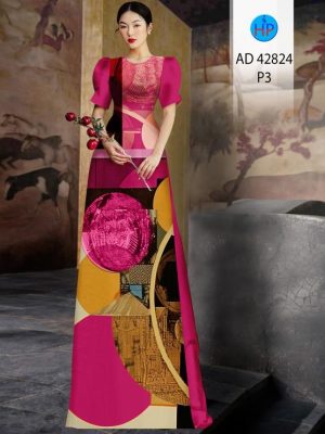 Vải Áo Dài Hoa Văn Vừa Ra AD 42824 19 Vai Ao Dai Hoa Van Vua Ra AD 42824