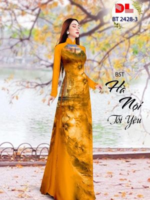 Vải Áo Dài Phong Cảnh Hà Nội Thiết Kế 2023 AD BT2428 17 Vai Ao Dai Phong Canh Ha Noi Thiet Ke 2023
