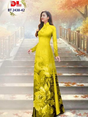 1699190532 44 Vai Ao Dai Sang Trong Hinh Hoa Cuc Thiet Ke