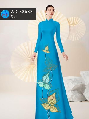 Vải Áo Dài In Hình Lá Độc Đáo AD 33583 23 1700313110 864 Vai Ao Dai In Hinh La Doc Dao AD 33583