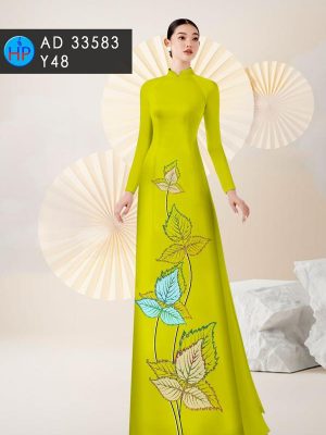 Vải Áo Dài In Hình Lá Độc Đáo AD 33583 28 1700313112 66 Vai Ao Dai In Hinh La Doc Dao AD 33583