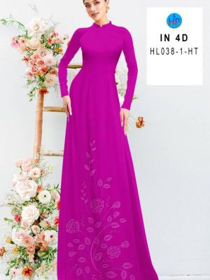 Vải Áo Dài Hoa Hồng In 4D Thiết Kế 2023 AD HL038-1 39 1700570267 196 Vai Ao Dai Hoa Hong In 4D Thiet Ke 2023