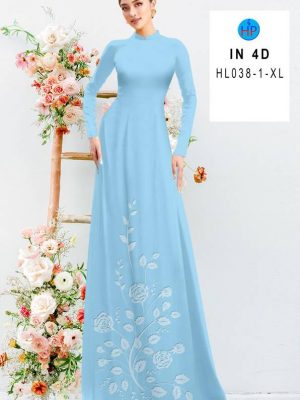 Vải Áo Dài Hoa Hồng In 4D Thiết Kế 2023 AD HL038-1 41 1700570268 181 Vai Ao Dai Hoa Hong In 4D Thiet Ke 2023