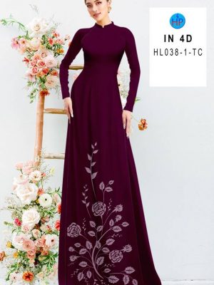 Vải Áo Dài Hoa Hồng In 4D Thiết Kế 2023 AD HL038-1 43 1700570268 665 Vai Ao Dai Hoa Hong In 4D Thiet Ke 2023