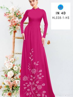Vải Áo Dài Hoa Hồng In 4D Thiết Kế 2023 AD HL038-1 50 1700570269 745 Vai Ao Dai Hoa Hong In 4D Thiet Ke 2023