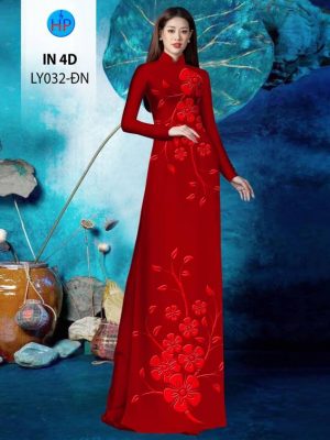 1700570787 641 Vai Ao Dai In Hoa Chim 4D Thiet Ke 2023