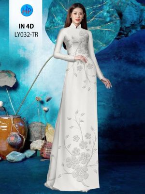 1700570788 227 Vai Ao Dai In Hoa Chim 4D Thiet Ke 2023