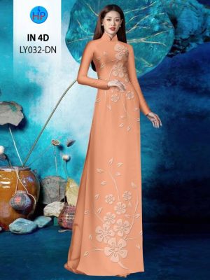 1700570789 326 Vai Ao Dai In Hoa Chim 4D Thiet Ke 2023