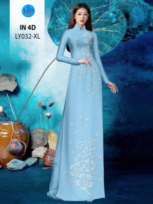 1700570789 595 Vai Ao Dai In Hoa Chim 4D Thiet Ke 2023