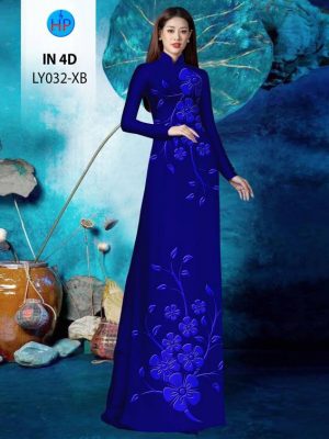 1700570789 983 Vai Ao Dai In Hoa Chim 4D Thiet Ke 2023