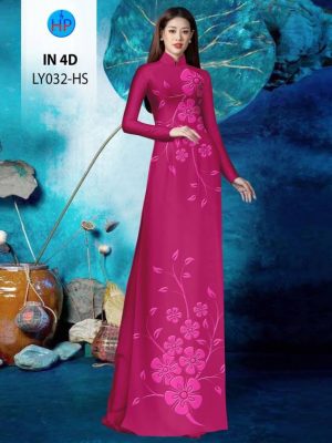 1700570790 891 Vai Ao Dai In Hoa Chim 4D Thiet Ke 2023