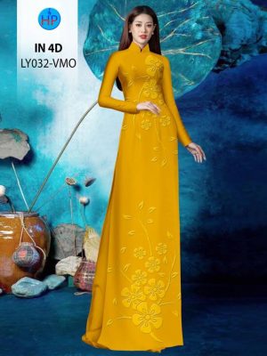 1700570791 516 Vai Ao Dai In Hoa Chim 4D Thiet Ke 2023