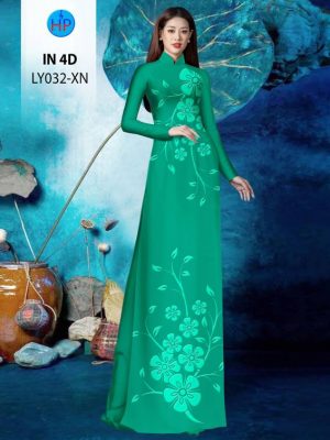 1700570791 542 Vai Ao Dai In Hoa Chim 4D Thiet Ke 2023