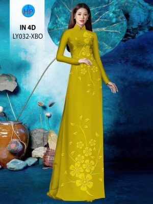 1700570792 585 Vai Ao Dai In Hoa Chim 4D Thiet Ke 2023