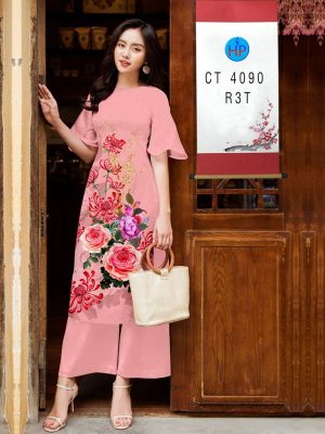Vải Áo Dài Cách Tân Hoa Hồng Độc Đáo AD CT4090 26 1700663040 196 Vai Ao Dai Cach Tan Hoa Hong Doc Dao AD