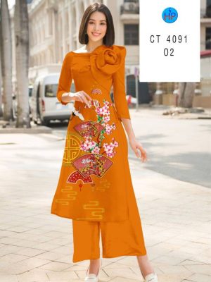Vải Áo Dài Hoa Đào Đón Tết Mới Ra AD CT4091 21 1700882560 464 Vai Ao Dai Hoa Dao Don Tet Moi Ra AD