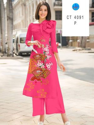 Vải Áo Dài Hoa Đào Đón Tết Mới Ra AD CT4091 33 1700882563 244 Vai Ao Dai Hoa Dao Don Tet Moi Ra AD