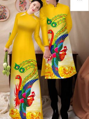 1700883945 894 Vai Ao Dai Cap Doi Hinh Phuong Hoang Thu Hut