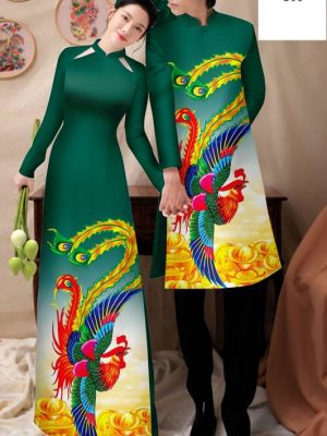 1700883946 494 Vai Ao Dai Cap Doi Hinh Phuong Hoang Thu Hut