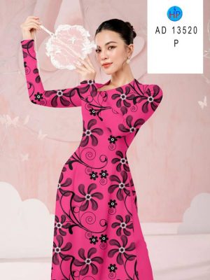 Vải Áo Dài Hoa Đều Sang Trọng AD 13520 19 Vai Ao Dai Hoa Deu Sang Trong AD 13520