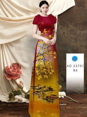 Vải Áo Dài Phong Cảnh Độc Đáo AD 23701 19 Vai Ao Dai Phong Canh Doc Dao AD 23701