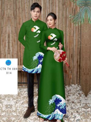 Vải Áo Dài Cặp Đôi Sang Trọng Thu Hút AD CTN TH089 17 1701654757 906 Vai Ao Dai Cap Doi Sang Trong Thu Hut AD