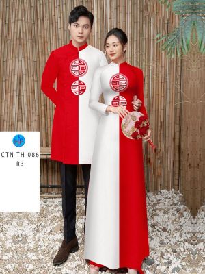 Vải Áo Dài Cặp Đôi Hoa Văn Sang Trọng AD CTN TH086 13 1701655404 158 Vai Ao Dai Cap Doi Hoa Van Sang Trong AD