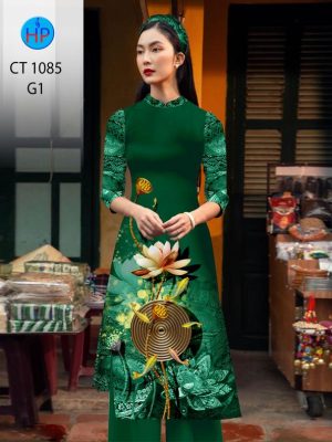 Vải Áo Dài Cách Tân Hoa Sen Độc Đáo AD CT1085 23 1701783476 122 Vai Ao Dai Cach Tan Hoa Sen Doc Dao AD