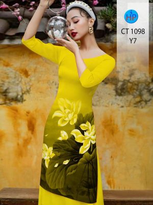 Vải Áo Dài Cách Tân Hoa Sen Vừa Ra AD CT1098 22 1701784260 746 Vai Ao Dai Cach Tan Hoa Sen Vua Ra AD