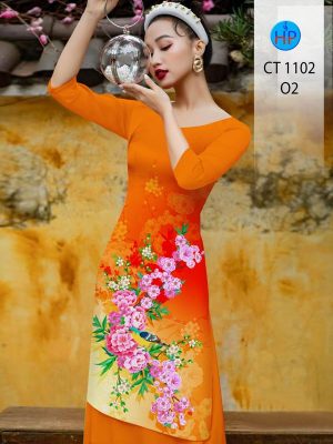 Vải Áo Dài Hoa Đào Đón Tết Sang Trọng AD CT1102 22 1701786622 97 Vai Ao Dai Hoa Dao Don Tet Sang Trong AD