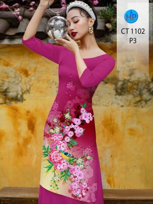 Vải Áo Dài Hoa Đào Đón Tết Sang Trọng AD CT1102 27 1701786623 118 Vai Ao Dai Hoa Dao Don Tet Sang Trong AD