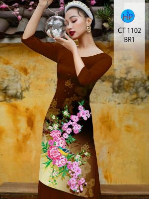 Vải Áo Dài Hoa Đào Đón Tết Sang Trọng AD CT1102 33 1701786624 247 Vai Ao Dai Hoa Dao Don Tet Sang Trong AD
