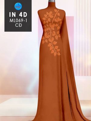 Vải Áo Dài In 4D Hoa Lá Chìm Độc Đáo AD ML069-1 24 1702000431 929 Vai Ao Dai In 4D Hoa La Chim Doc Dao