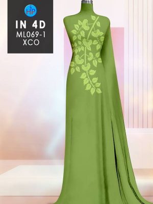 Vải Áo Dài In 4D Hoa Lá Chìm Độc Đáo AD ML069-1 27 1702000432 892 Vai Ao Dai In 4D Hoa La Chim Doc Dao