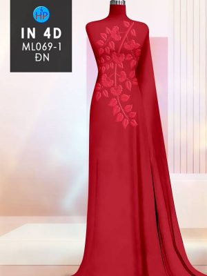 Vải Áo Dài In 4D Hoa Lá Chìm Độc Đáo AD ML069-1 38 1702000435 324 Vai Ao Dai In 4D Hoa La Chim Doc Dao