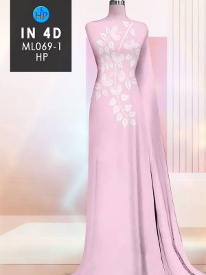 Vải Áo Dài In 4D Hoa Lá Chìm Độc Đáo AD ML069-1 37 1702000435 566 Vai Ao Dai In 4D Hoa La Chim Doc Dao