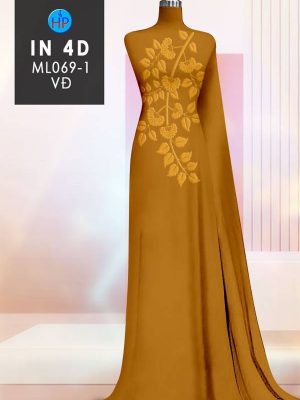 Vải Áo Dài In 4D Hoa Lá Chìm Độc Đáo AD ML069-1 40 1702000436 368 Vai Ao Dai In 4D Hoa La Chim Doc Dao