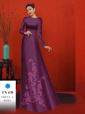 Vải Áo Dài Hoa Văn In 4D Sang Trọng AD TH073-1 33 1703230913 863 Vai Ao Dai Hoa Van In 4D Sang Trong AD