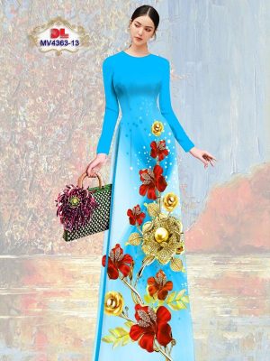 Vải Áo Dài Hoa Râm Bụt Mới Ra AD MV4363 34 1703584793 350 Vai Ao Dai Hoa Ram But Moi Ra AD MV4363