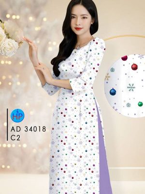 1703585299 831 Vai Ao Dai Mung Noel Thiet Ke 2023 AD 34018