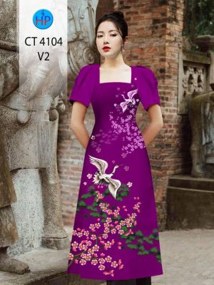 Vải Áo Dài Hoa Đào Chim Hạc Thu Hút AD CT4104 23 1703586303 243 Vai Ao Dai Hoa Dao Chim Hac Thu Hut AD