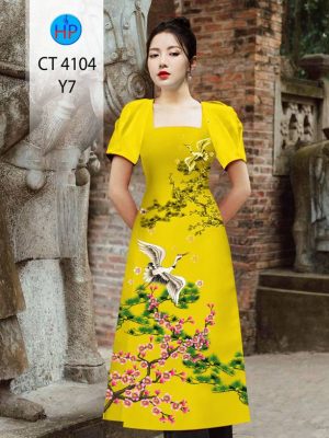 Vải Áo Dài Hoa Đào Chim Hạc Thu Hút AD CT4104 28 1703586304 345 Vai Ao Dai Hoa Dao Chim Hac Thu Hut AD