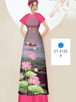 Vải Áo Dài Hoa Sen Vừa Ra AD CT4102 26 1703587744 199 Vai Ao Dai Hoa Sen Vua Ra AD CT4102