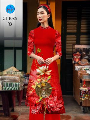 Vải Áo Dài Cách Tân Hoa Sen Độc Đáo AD CT1085 19 Vai Ao Dai Cach Tan Hoa Sen Doc Dao AD